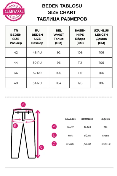 Büyük Beden Fitilli Kadife Kemerli Yüksek bel İspanyol Paça Kadın Pantolon - Resim 10