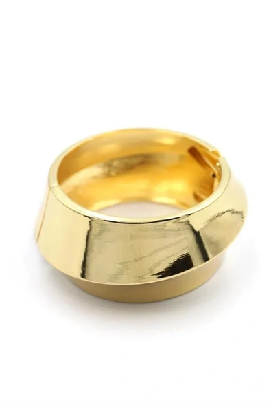 LitaeTrend Kelepçe Bilezik - Altın - Resim 2