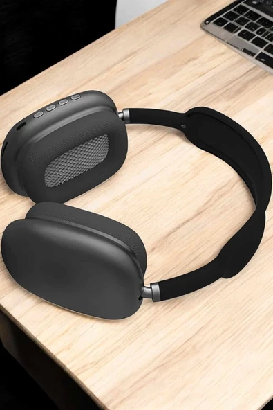 CEYLAN ADAM P9 Plus Kulaklık Siyah Bluetooth Bağlantılı Kulak Üstü Kablosuz - Resim 4