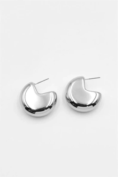 LitaeTrend Halka Küpe - Gümüş ürün görseli 1