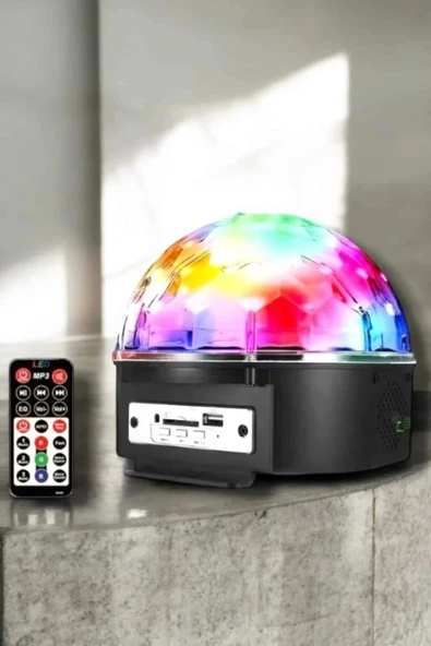 CEYLAN ADAM Kompakt Tasarımlı, Telefon Kontrollü Disko Topu Işıkları - Resim 5