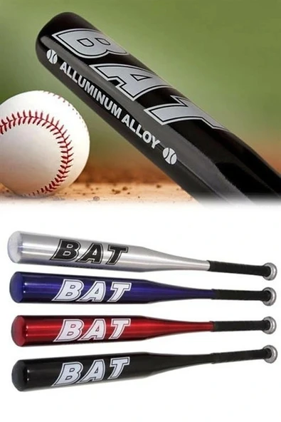 BUFFER® Uzun Ömürlü Dayanıklı Sağlam Alüminyum Beyzbol Sopası 63,5 Cm - Resim 7