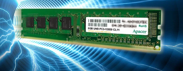 Apacer 8 GB PC3 -12800 CL11 DDR3 PC Ram ürün görseli 1