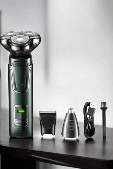 CEYLAN ADAM Yüksek Performanslı 3 Başlıklı Profesyonel Tıraş Makinesi - Resim 2