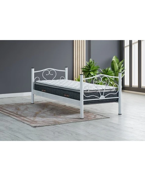 karyola  Tek kişilik ,90x190cm, ferforje karyola(yatak dahil değildir) ürün görseli 1