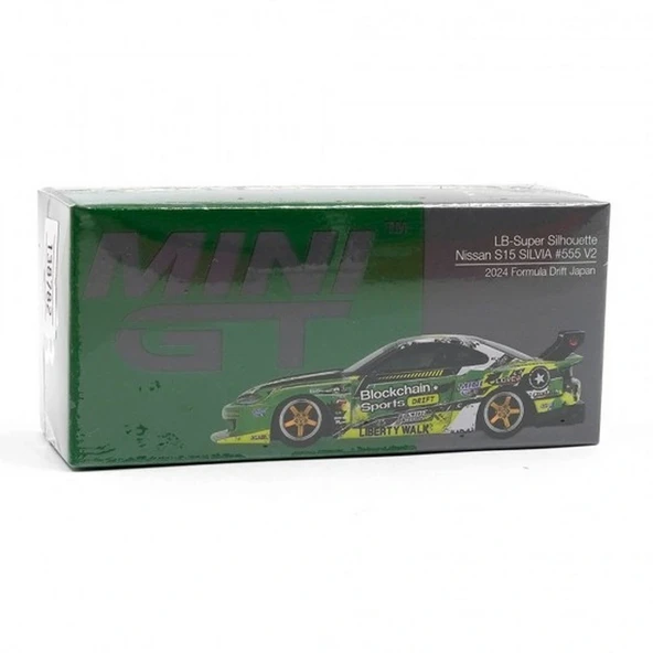 Mini GT 1/64 Nissan LB-Super Silhouette S15 SILVIA V2 2024 Formula Drift Japan - Resim 2
