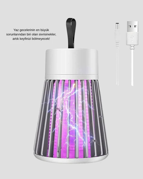 CEYLAN ADAM 2000 mAh Şarjlı Sivrisinek Kovucu Lamba – Kimyasalsız, Güvenli ve Taşınabilir - Resim 2