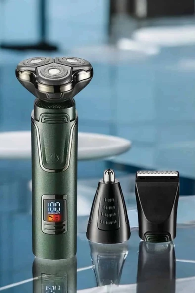 CEYLAN ADAM Yüksek Performanslı 3 Başlıklı Profesyonel Tıraş Makinesi - Resim 4