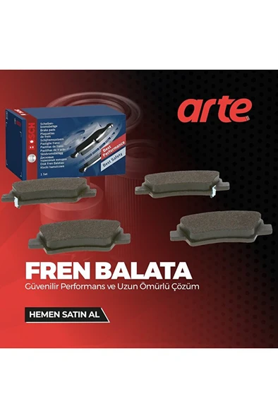 Kia Rio (2011–2017) Uyumlu | Bosch Arka Fren Balatası | %100 Orijinal | ürün görseli 1