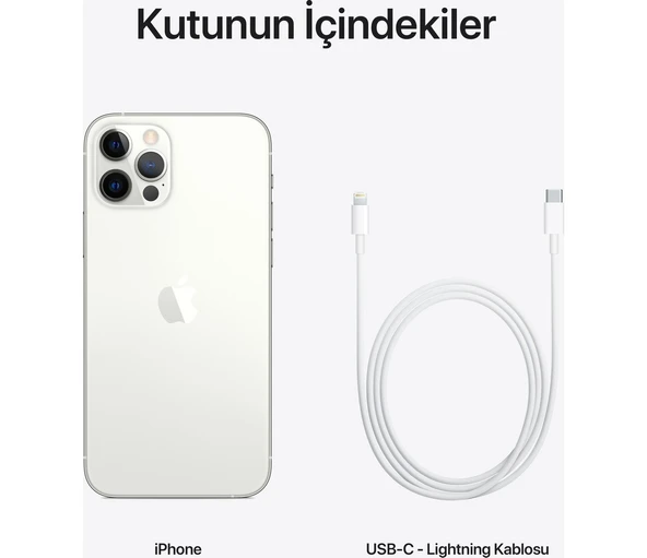Apple iPhone 12 Pro 128 GB Gümüş (Apple Türkiye Garantili) - Resim 8
