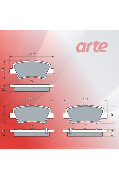 Kia Rio (2011–2017) Uyumlu | Bosch Arka Fren Balatası | %100 Orijinal | - Resim 2
