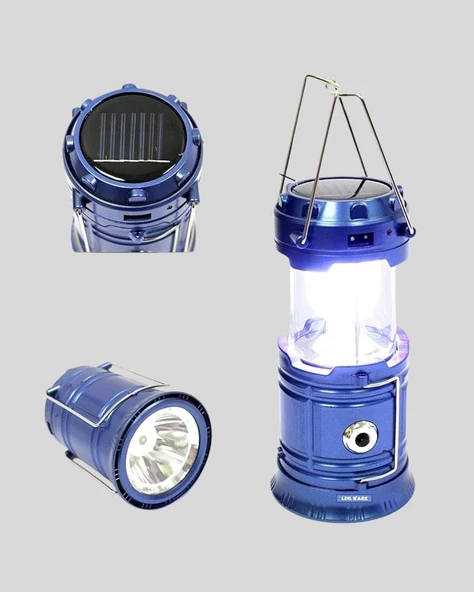 CEYLAN ADAM Güneş Enerjisiyle Çalışan Kamp Feneri Hafif Portatif Uzun Ömürlü - Resim 4