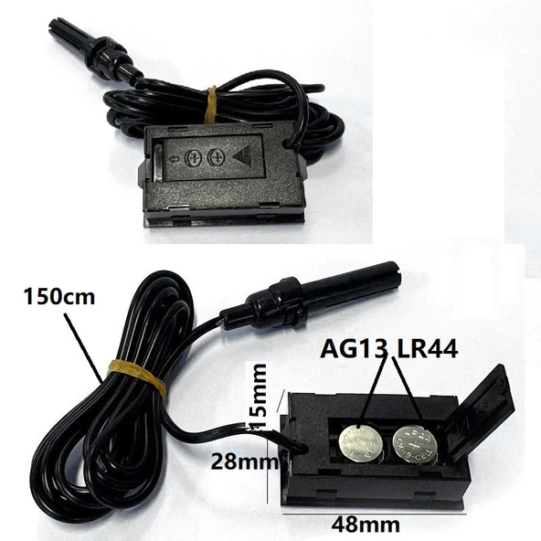 Yate10 Mini Pilli Nem-Sıcaklık Ölçer - Resim 2