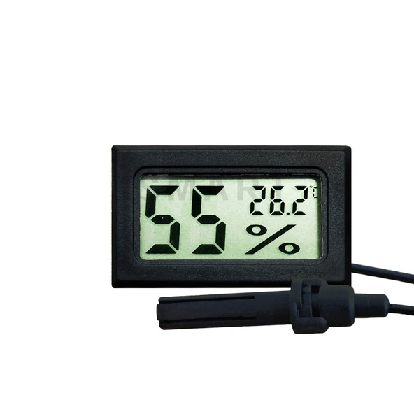 Yate10 Mini Pilli Nem-Sıcaklık Ölçer - Resim 3