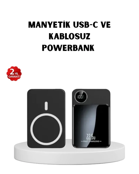 CEYLAN ADAM MagSafe Uyumlu Powerbank 20W PD 15W ürün görseli 1