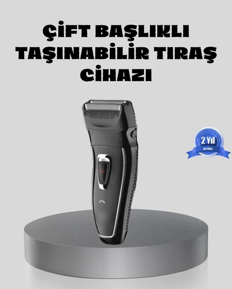 CEYLAN ADAM Erkek Tıraş Makinesi Kablosuz Kuru Tıraş Folyo Başlık Yıkanabilir Gövde ürün görseli 1