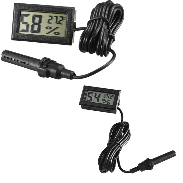Yate10 Mini Pilli Nem-Sıcaklık Ölçer - Resim 4
