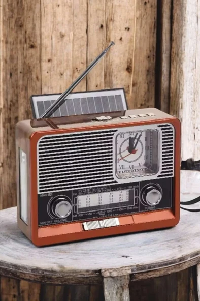 CEYLAN ADAM Nostaljik Radyo USB,AUX Ve SD Kart Girişli Bluetooth Bağlantılı - Resim 4