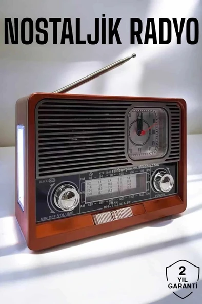 CEYLAN ADAM Nostaljik Radyo USB,AUX Ve SD Kart Girişli Bluetooth Bağlantılı ürün görseli 1