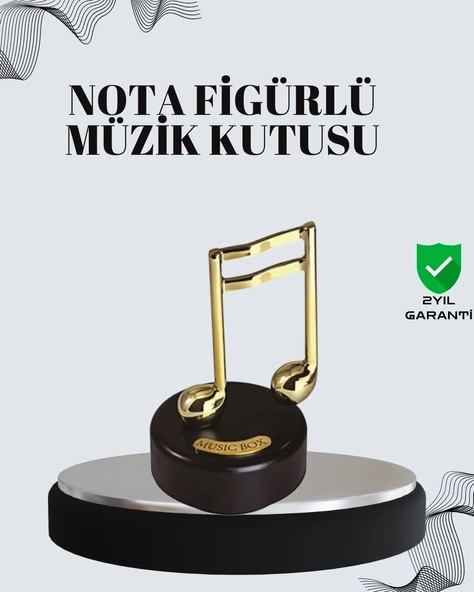 CEYLAN ADAM Nota Figürü Müzik Kutusu Melodious Model ürün görseli 1