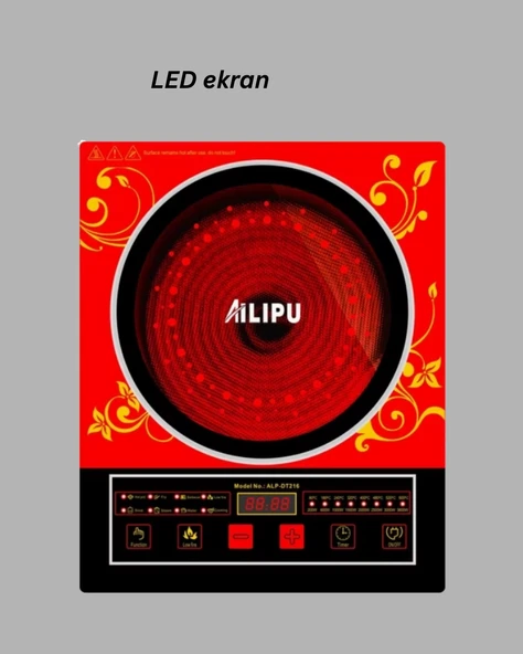 CEYLAN ADAM 8 Programlı LED Ekranlı İndüksiyon Ocak 80–270°C Sıcaklık Ayarı - Resim 3