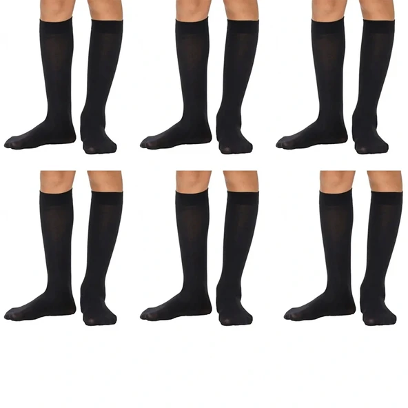 Penti 6'lı Paket Extra Cotton Okul Dizaltı Çorap - Resim 5