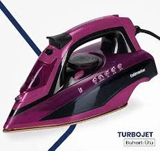 Goldmaster Airjet Buharlı Ütü 2400 Watt Mor Seramik Tabanlı Damlama Önleyici 430 ml ürün görseli 1