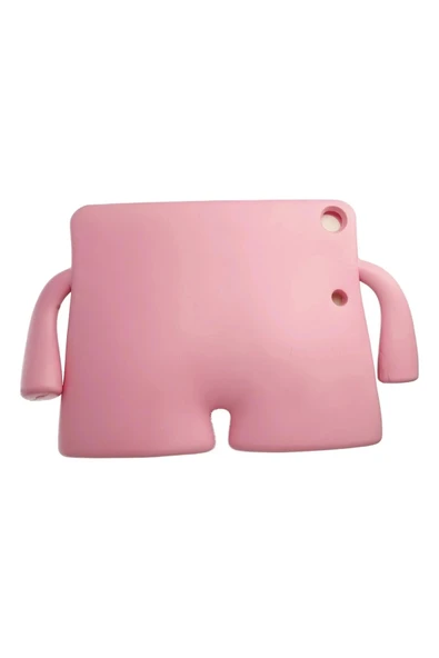 iPad 10.2 (7.nesil) Kılıf Karakter Tablet Silikon - Açık Pembe - Resim 2