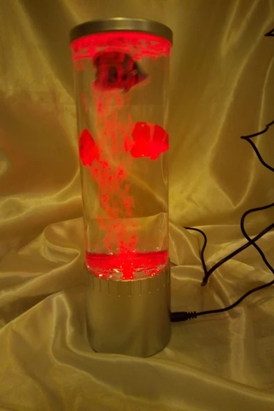 Hava Nemlendirici Led Işıklı Akvaryum ölmeyen Balık - Resim 3