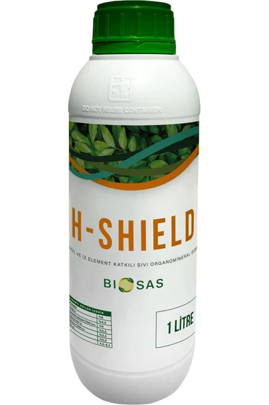 Biosas H-Shield 1 LT İkincil ve İz Element Katkılı Sıvı Organomineral Gübre ürün görseli 1