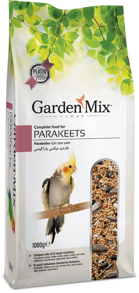 Gardenmix Platin 1 kg Paraket ve Sultan Cennet Papağanı Yemi ürün görseli 1