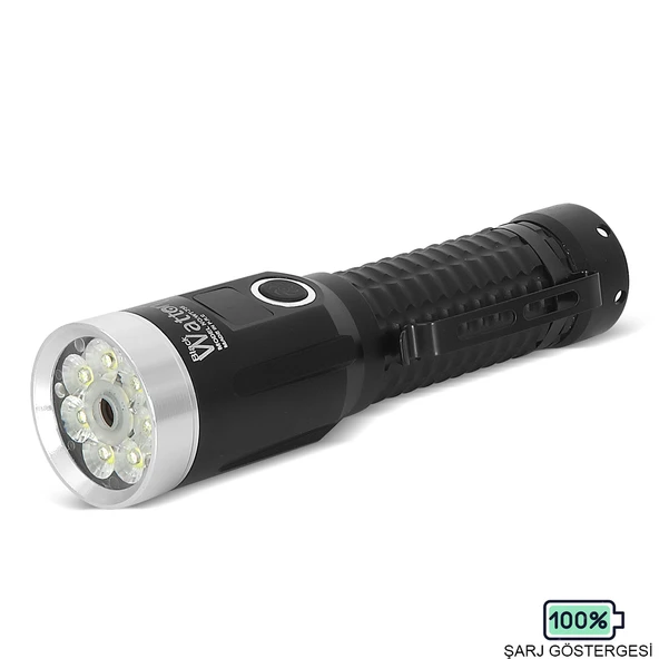 2800 LÜMEN ÖZEL SERİ YEŞİL LAZER ÖZELLİKLİ MIKNATISLI WATTON WT-735 - Resim 4