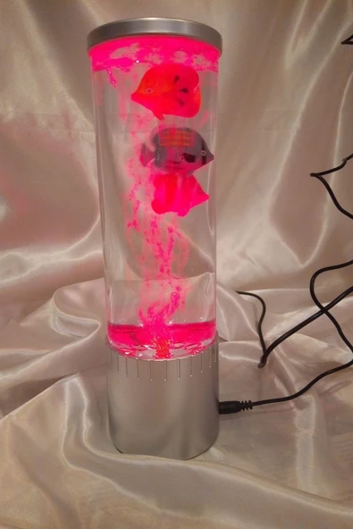 Hava Nemlendirici Led Işıklı Akvaryum ölmeyen Balık - Resim 4