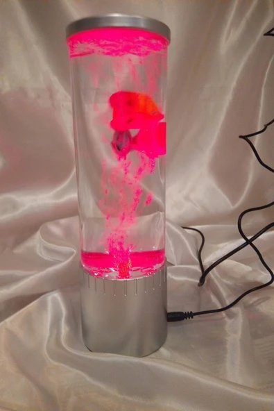 Hava Nemlendirici Led Işıklı Akvaryum ölmeyen Balık - Resim 2