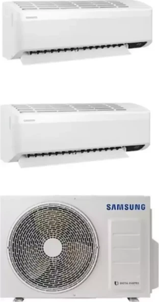 Samsung Wind Free Multi 1+2 Sistem (AJ100TXJ5KH/EA) 24+24 Btu 10 kw Dış Ünite ürün görseli 1