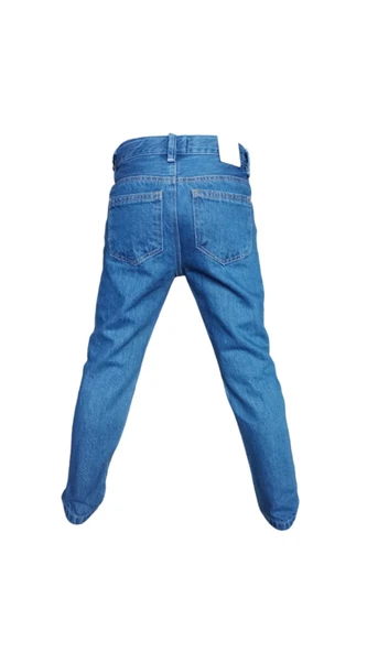 Erkek Çocuk Jean Pantolon / Açık Mavi - Esnek Kumaş - Resim 2