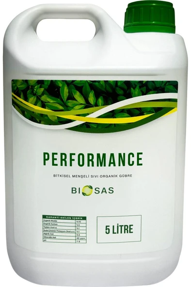 Biosas PERFORMANCE 5 LT Bitkisel Menşeli Sıvı Organik Gübre ürün görseli 1