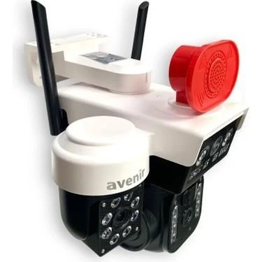 AVENIR 6MP AV-S263W U265 Solar Kamera 3 Kameralı - Resim 2