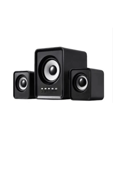 D23 Bluetooth Hoparlör 3.5mm Jack Kablolu Bilgisayar Hoparlörü - Resim 3