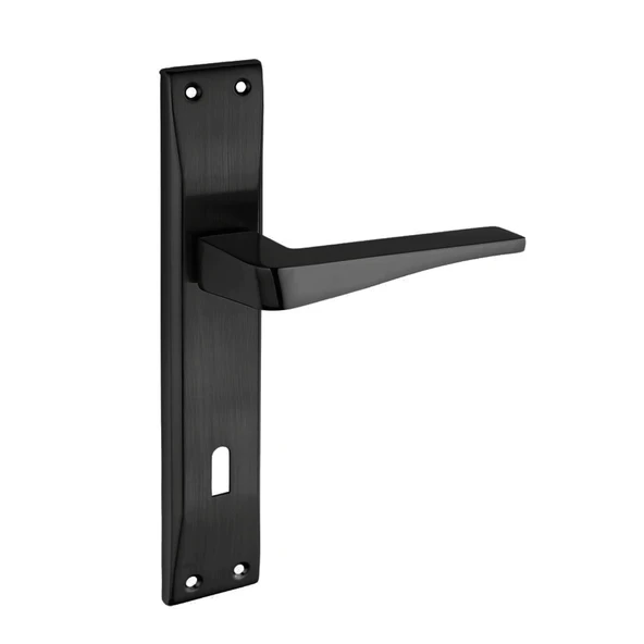 Hira Konak Yasmin Mat Siyah Kapı Kolu Alüminyum Oda ürün görseli 1