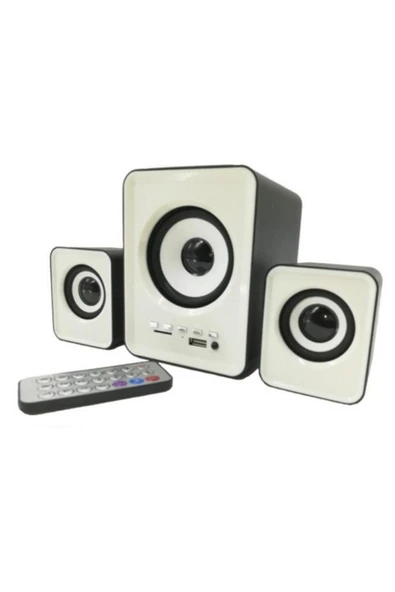 D23 Bluetooth Hoparlör 3.5mm Jack Kablolu Bilgisayar Hoparlörü ürün görseli 1