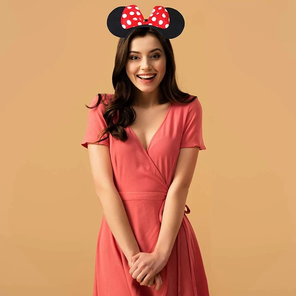 Minnie Mouse Taç Fare Tacı Kafa Bandı (5365) - Resim 5