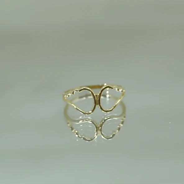 Gümüş Yüzük-Melek Kanadı Aşk Yüzüğü - Resim 4