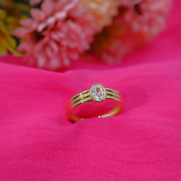 Ajda yüzük 925 Ayar 1,00 ct Gümüş Yüzük ürün görseli 1