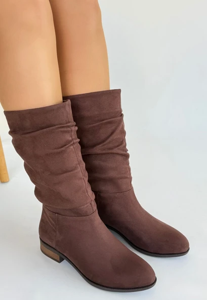 Plod Kahverengi Süet Çizme - Resim 2