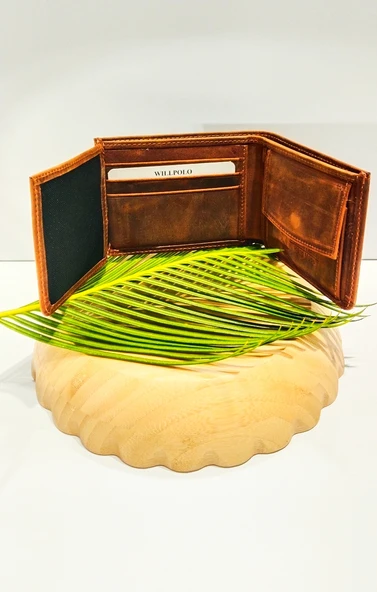 Monalisa Home Yeni Nesil Deri Cüzdan Bozuk Para Bölmeli - Resim 2