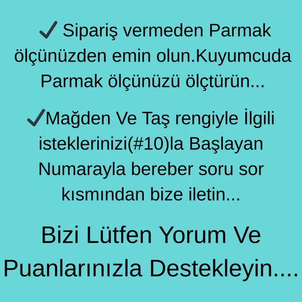 Gümüş Firuze(Turquaz) Baget Tek Taş Yüzük-Minimal Eklem Yüzügü - Resim 2