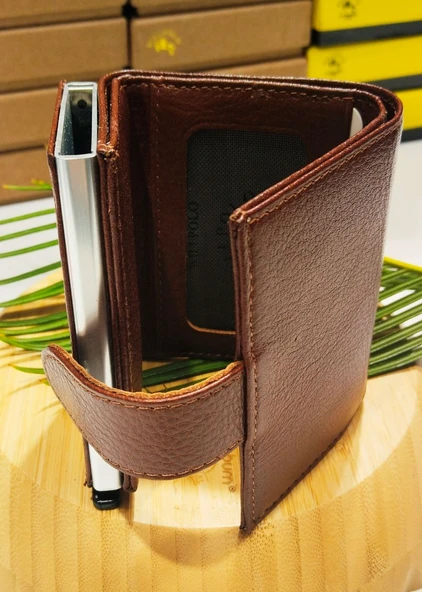 Monalisa Home Yeni Nesil Deri Mekanizmalı Lüks Cüzdan - Resim 2