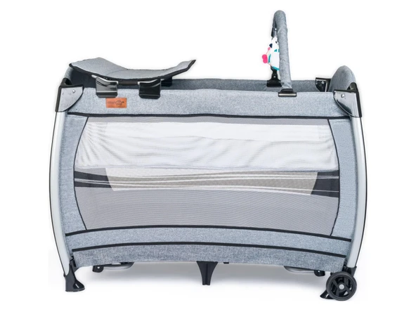 Comfymax Power Park Yatak Oyun Parkı 70x110 - Steel Grey - Resim 2
