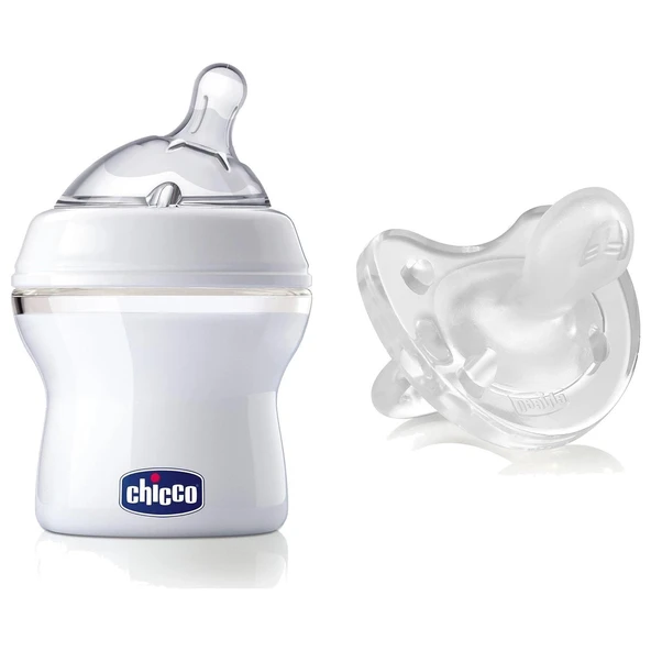 Chicco Natural Feeling Biberon 150 ml + Physio Soft Silikon Emzik Avantaj Paket ürün görseli 1